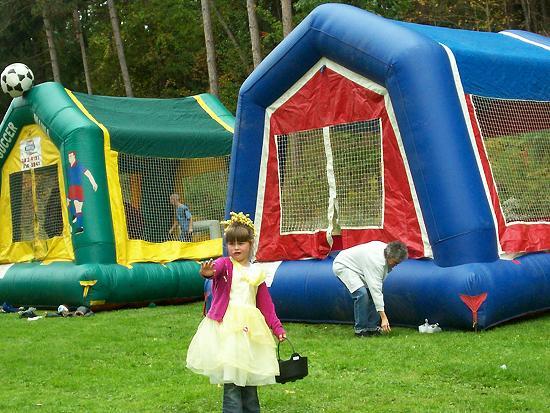 Bounce Houses. This photograph is from the 2006 Fall Festival.