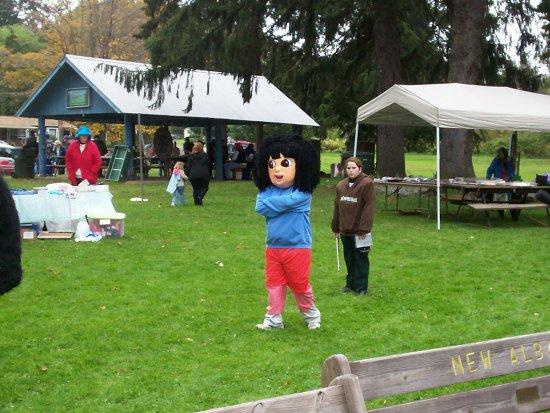 "Dora the Explorer"'s sick twin sister. This photograph is from the 2006 Fall Festival.