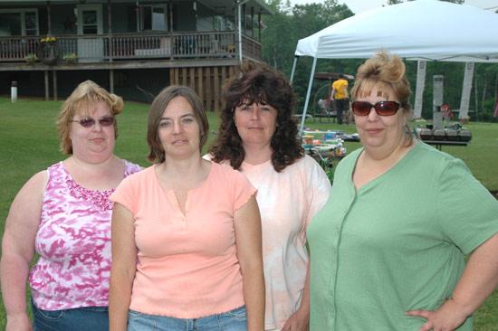 Children, families, and volunteers at the 2010 New Albany Fishing Derby.