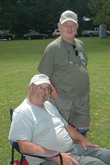 Children, families, and volunteers at the 2010 New Albany Fishing Derby.