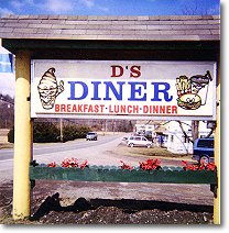 Exterior of D's Diner in New Albany.
