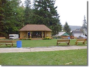 Gazebo at New Albany Borough Park.